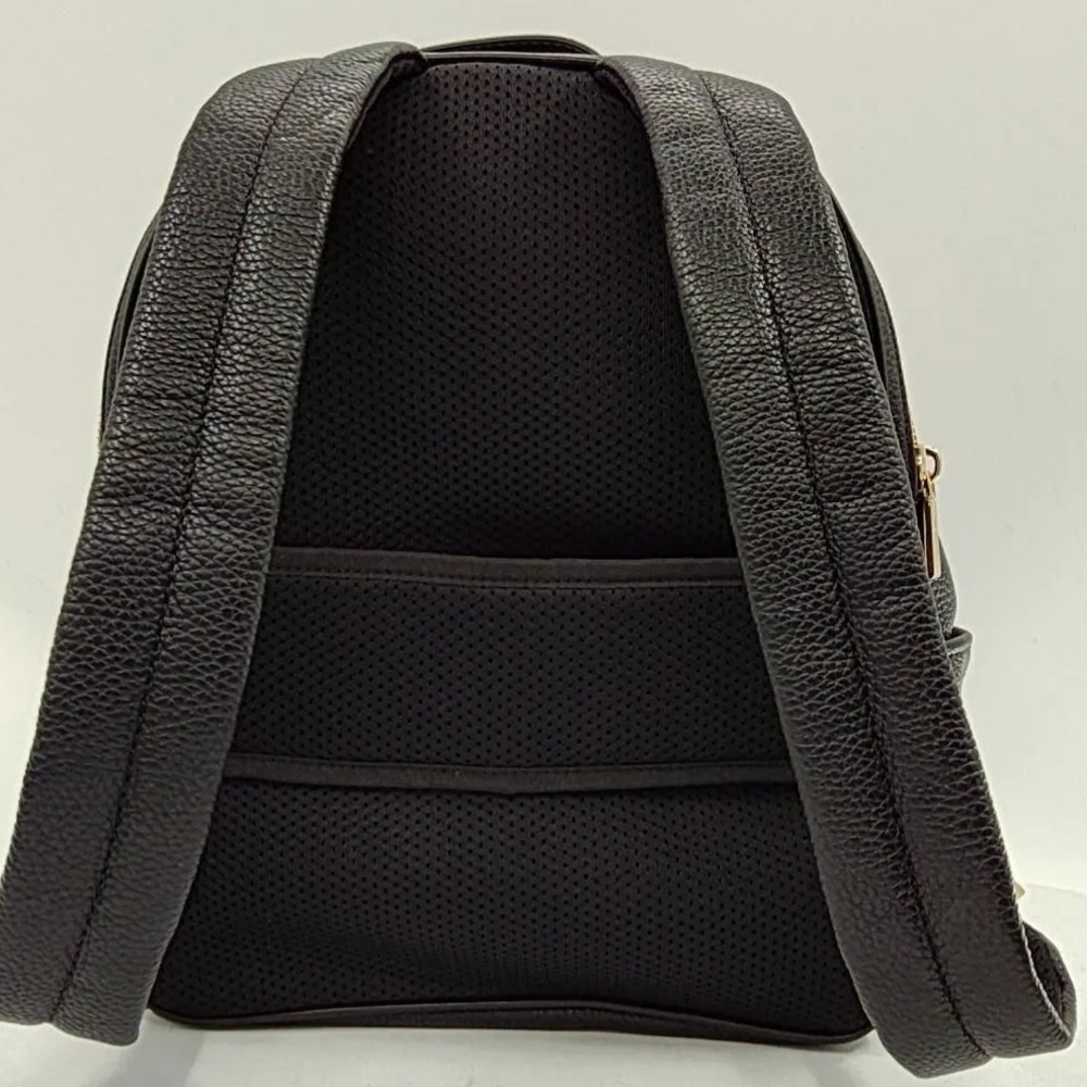 Michael Kors Black Pebbled Backpack - Picture 3 of 4